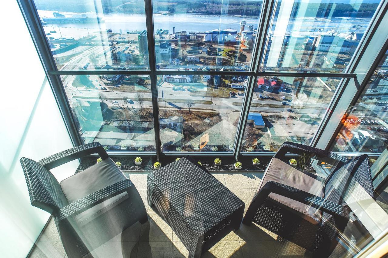 Sky Flat Jacuzzi 27 Floor Apartment ไคลเพดา ภายนอก รูปภาพ